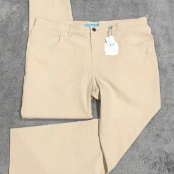 Tori Richard Surf Turf Latte Pants 41x31 Tradewind‎ Technology Golf Performance - Picture 1 of 9